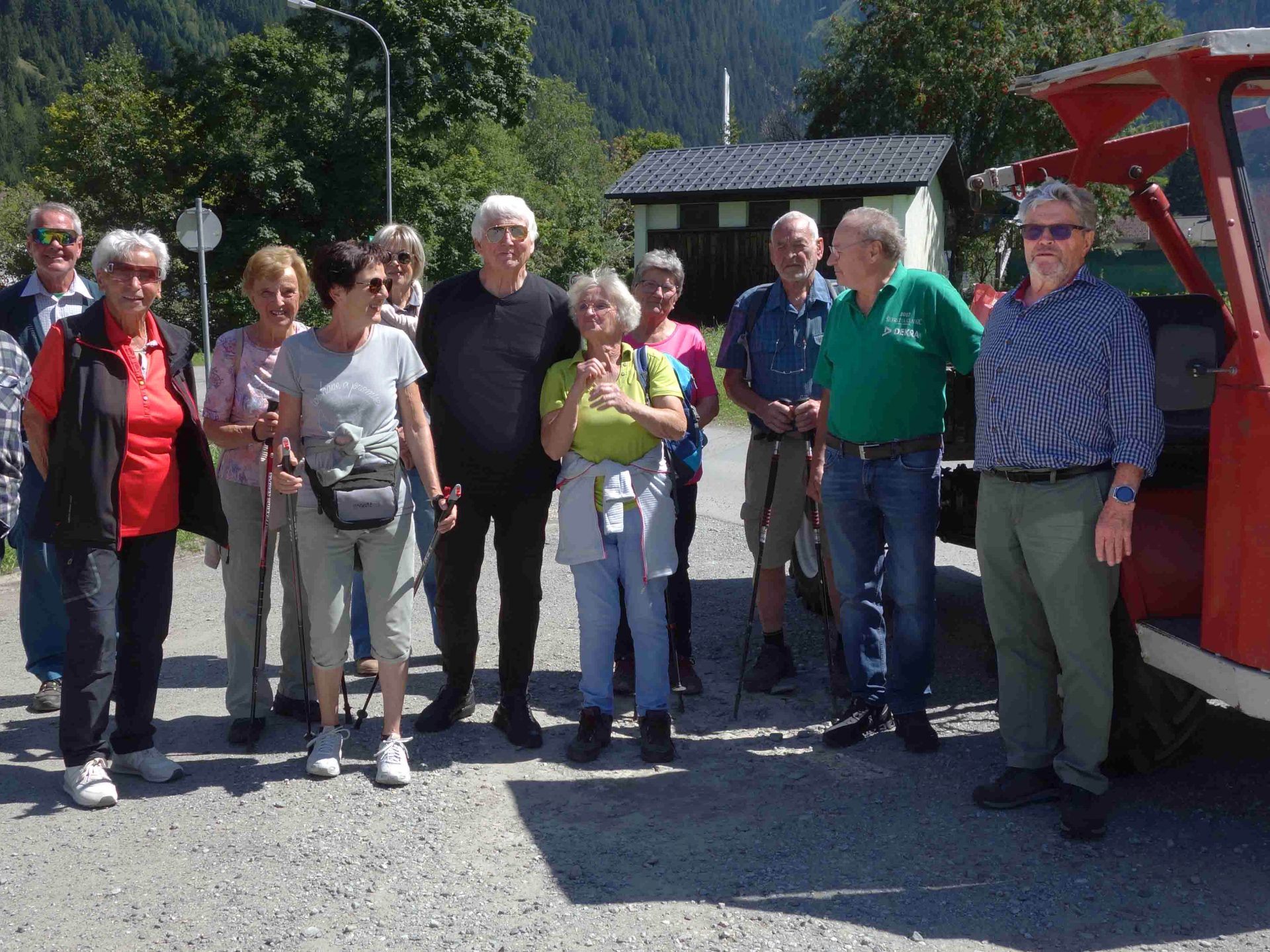 Einen geselligen Wandertag feierten die PVÖ-Mitglieder aus Partenen.