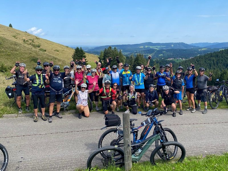 Unvergessliche PVÖ-Radtour von Doren zur Königsalpe und zurück