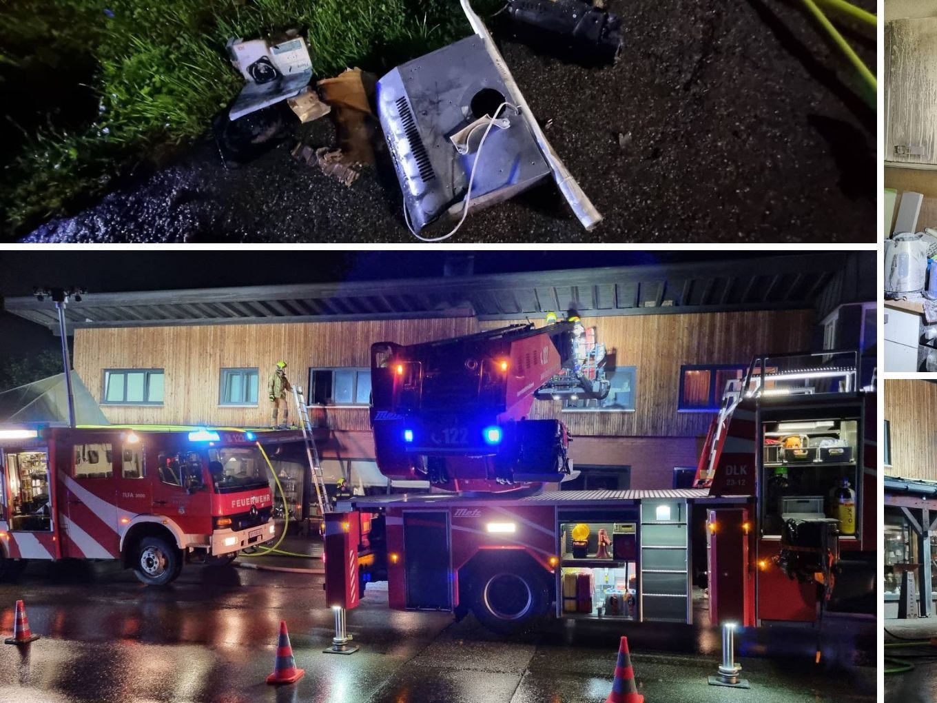 In der Nacht auf Mittwoch musste die Feuerwehr in Riezlern ausrücken.