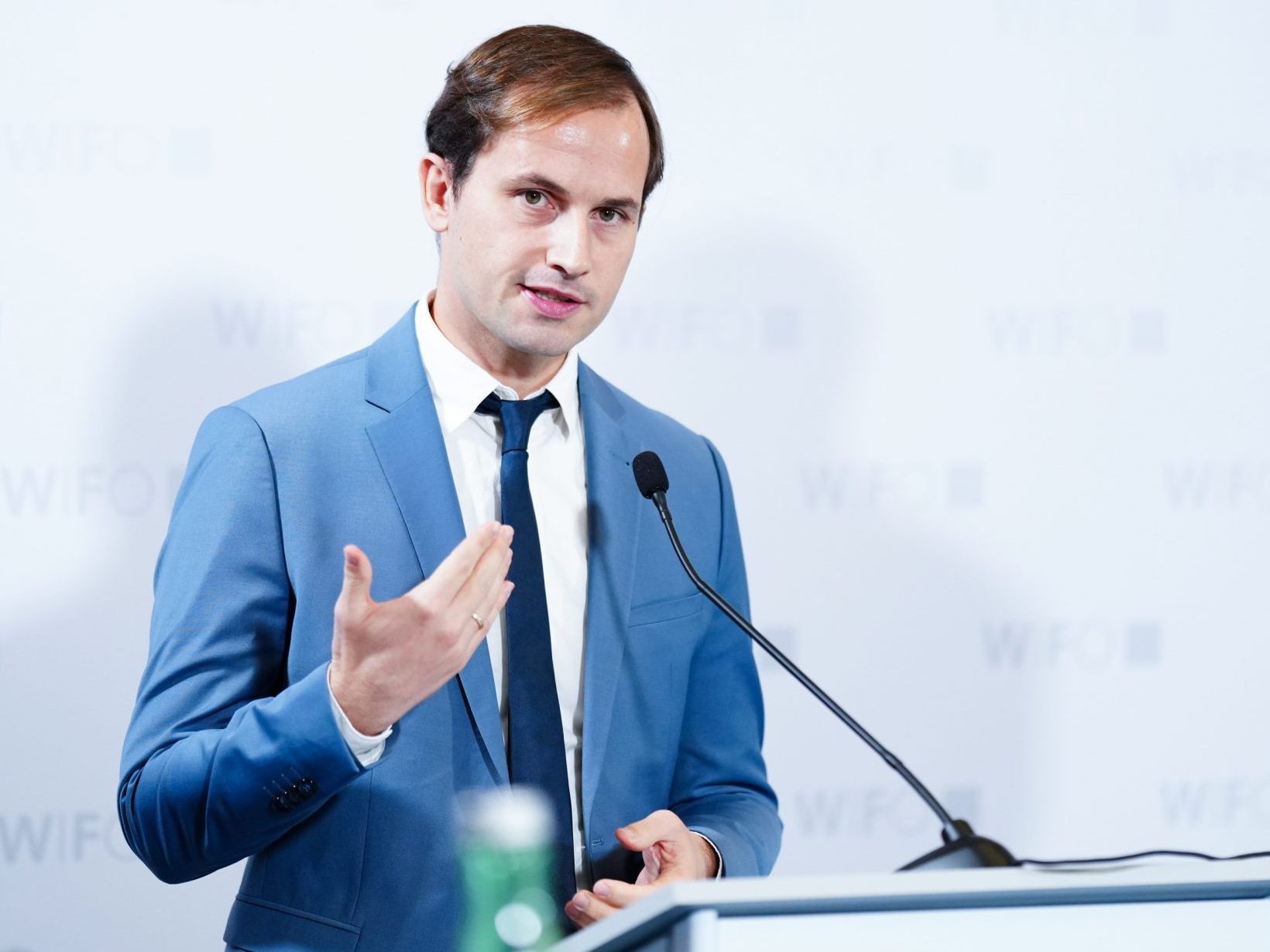 Wifo-Ökonom Stefan Schiman-Vukan lieferte eine eher düstere Analyse. Wifo-Ökonom Stefan Schiman-Vukan lieferte eine eher düstere Analyse.
