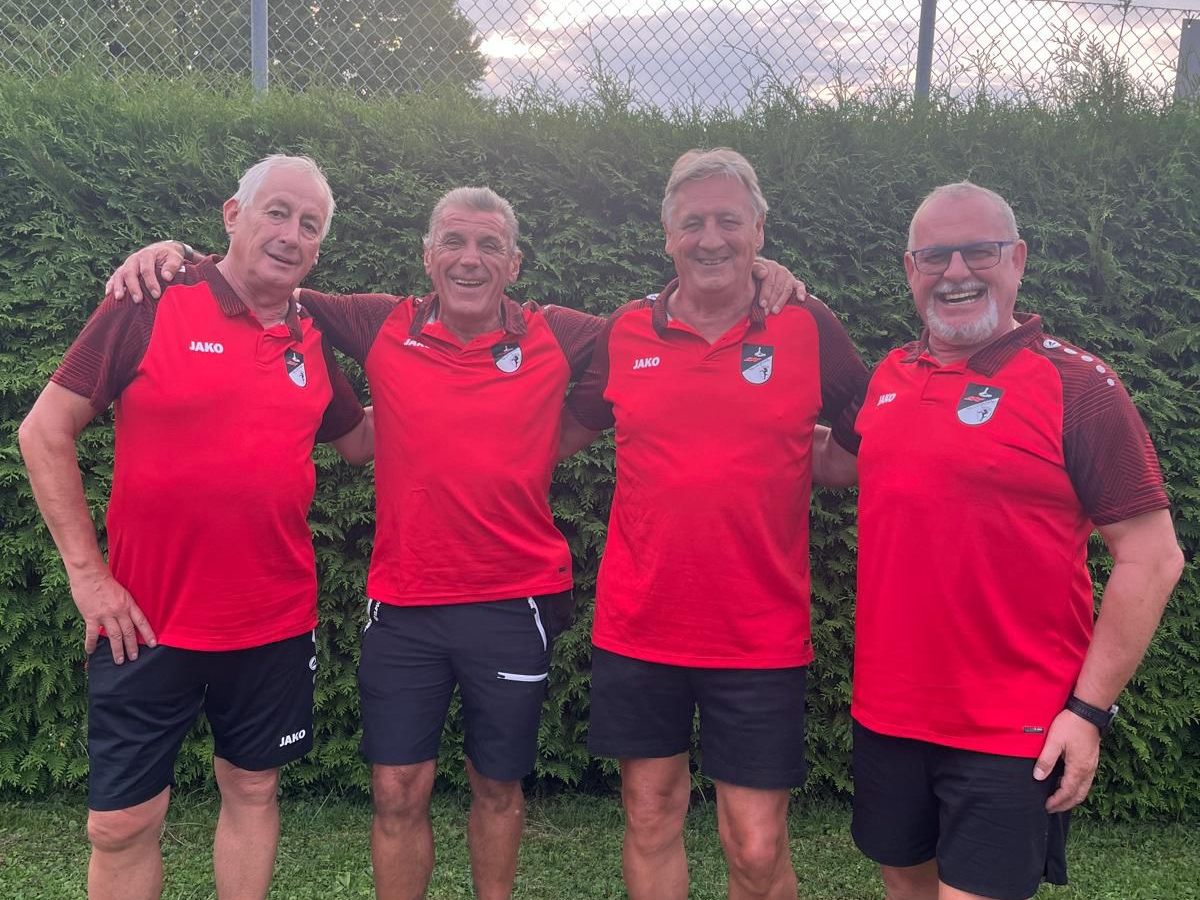 von links: Hansjörg, Raimund, Gerhard und Karl-Heinz