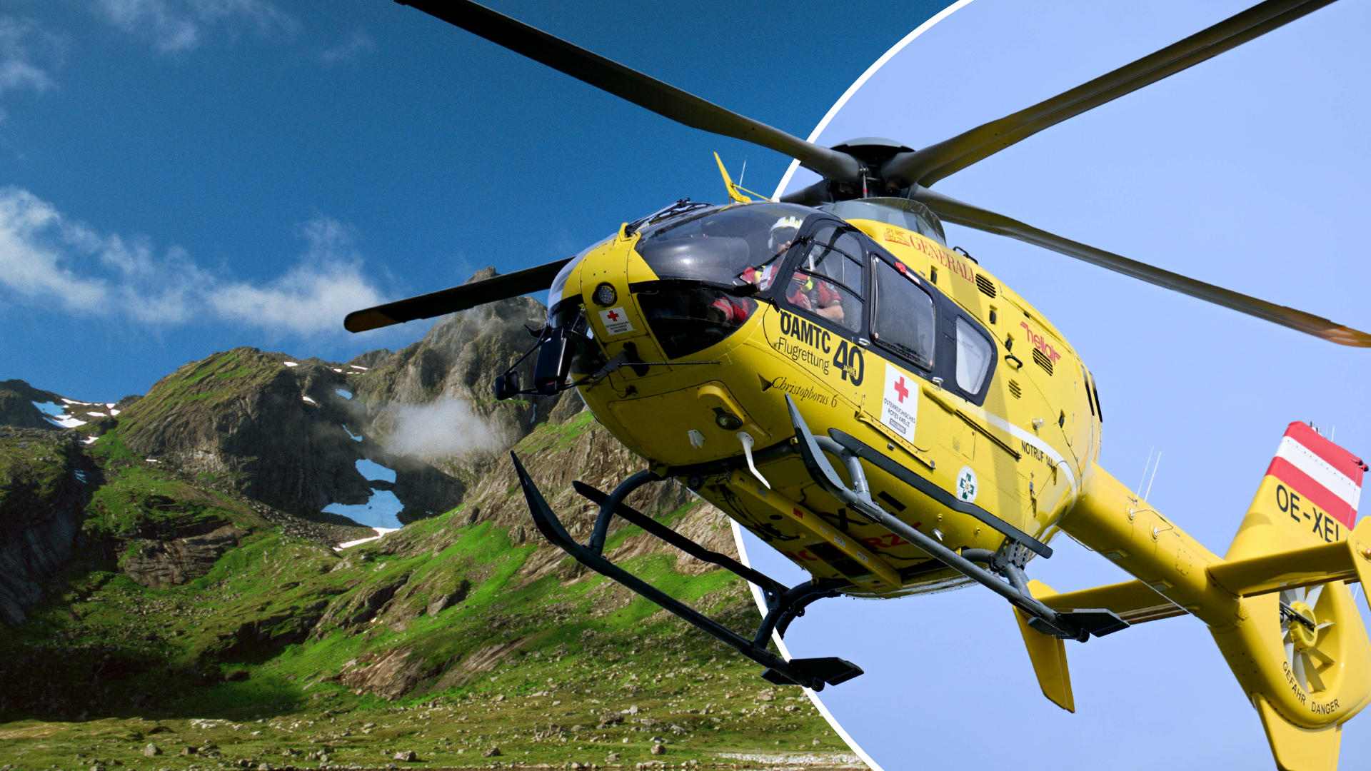 Na Muttersbergu se je pohodnik poškodoval in bil rešen s helikopterjem