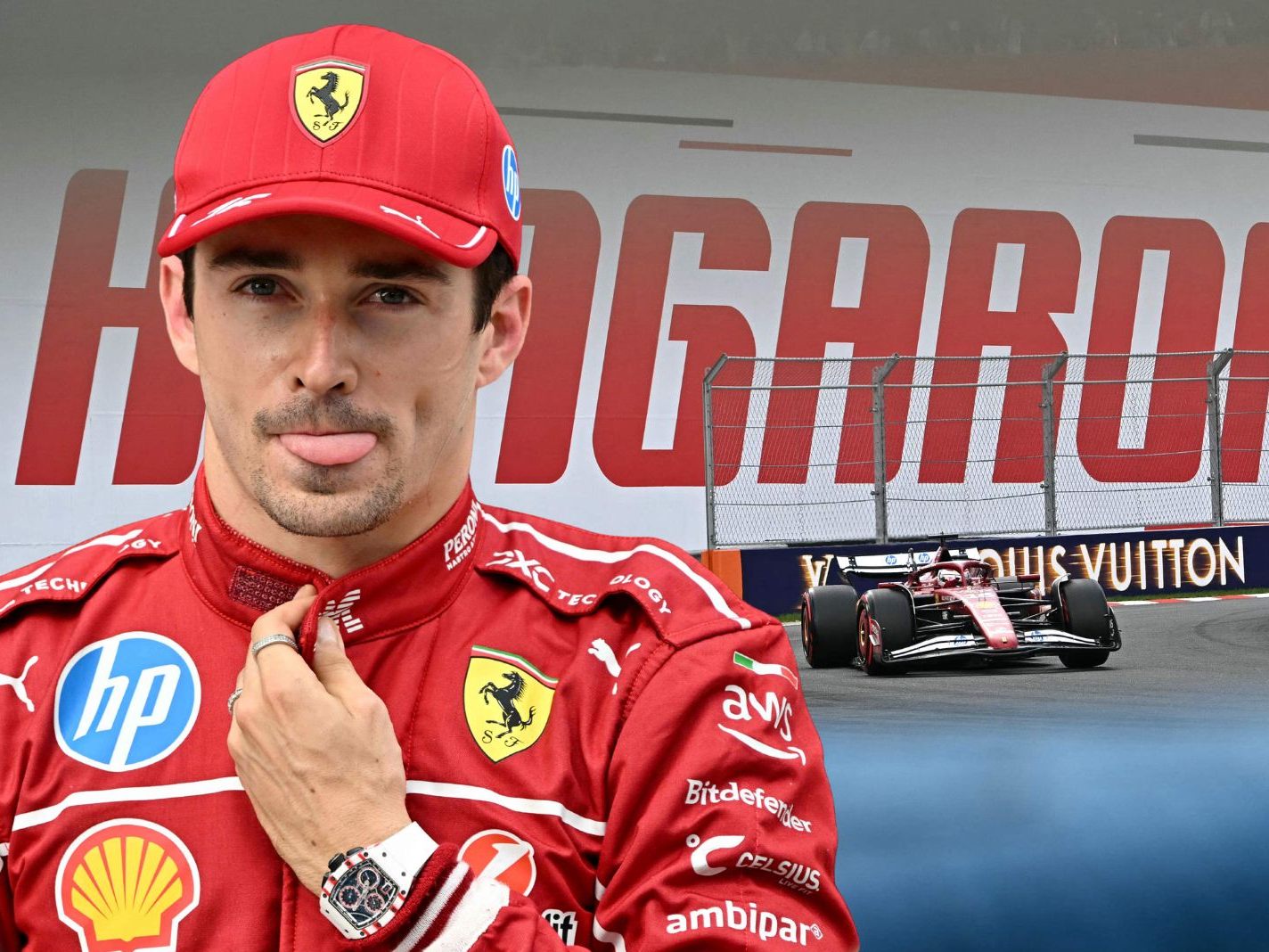Charles Leclerc startet von der Pole in den Großen Preis von Ungarn.