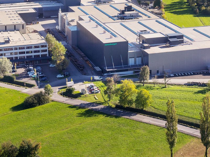 Das Headquarter von Meusburger in Wolfurt.