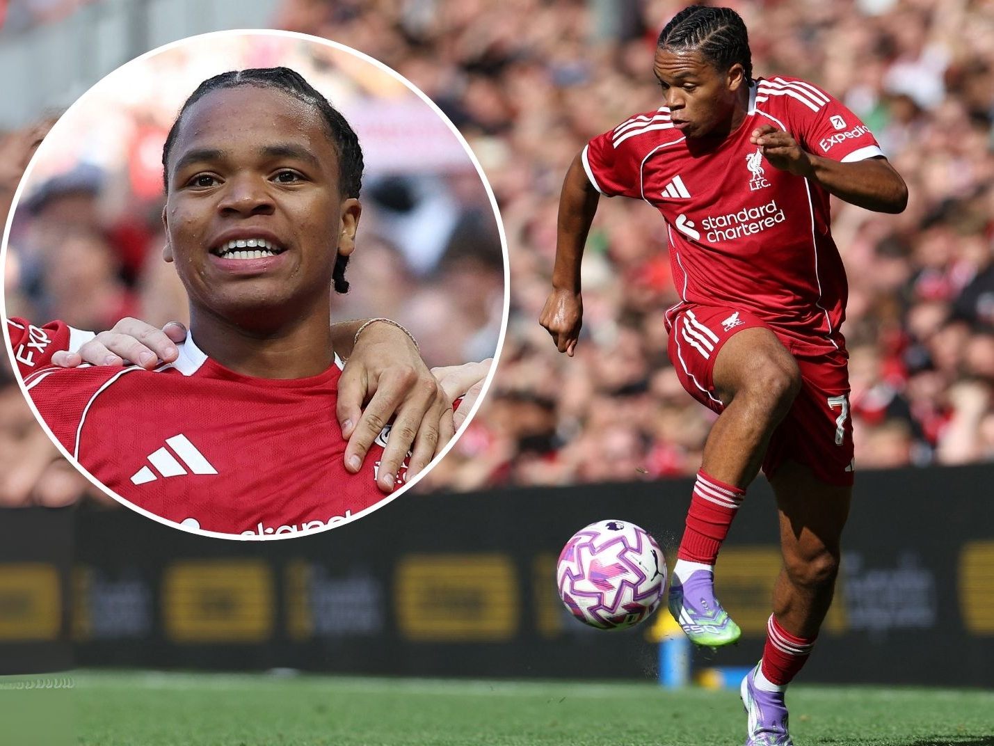 "Wunderkind" entzückt Liverpool: Ngumoha trifft für das Geschichtsbuch.