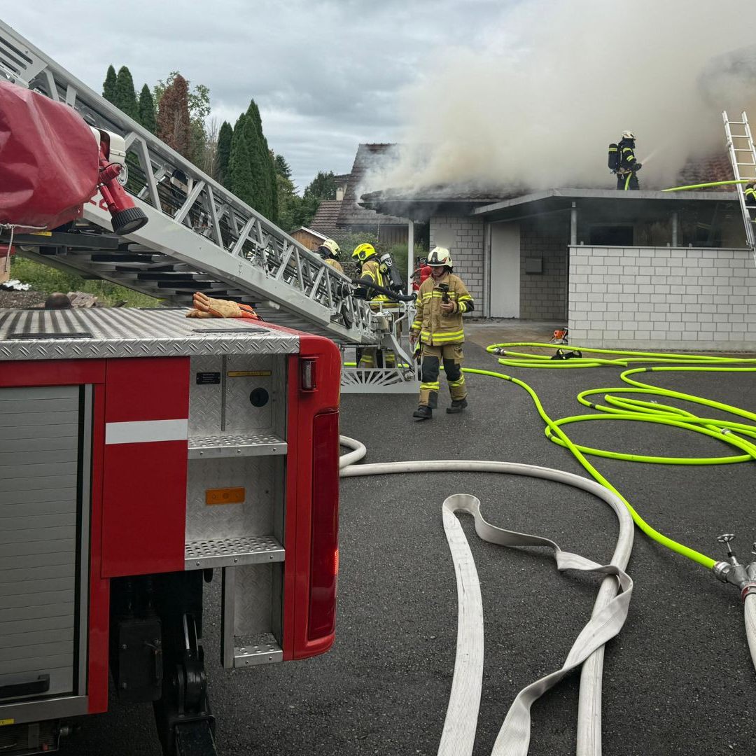 In Höchst kam es am Dienstagvormittag zu einem Brand.