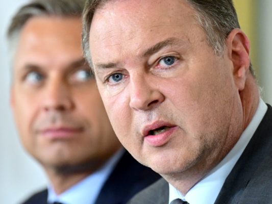 Vizekanzler Andreas Babler nach dem Ministerrat am Mittwoch