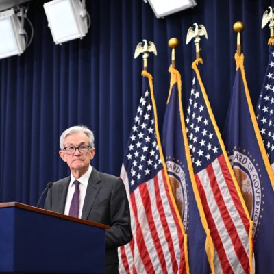 Fed-Chef Jerome Powell kürzlich in Washington