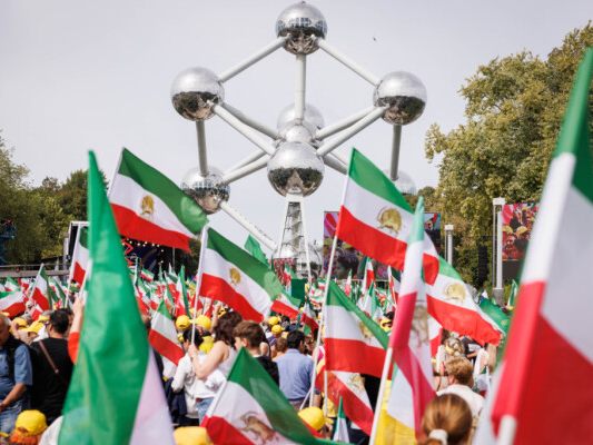 Iranische Exilopposition demonstrierte in Brüssel Iranische Exilopposition demonstrierte in Brüssel