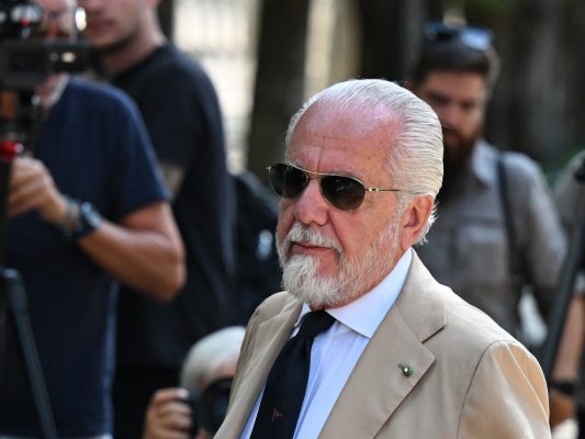 Auch Prominente verabschiedeten sich: Aurelio de Laurentiis