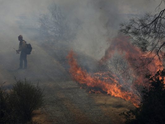 Waldbrand bedroht Riesenmammutbäume in Kalifornien