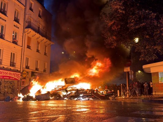 Immer wieder Krawalle in Paris Immer wieder Krawalle in Paris