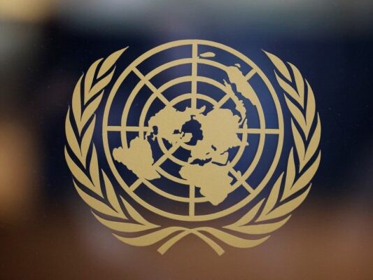 UN-Logo am Head Quarter in New York