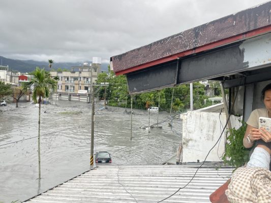 Schwere Überflutungen in Hualien