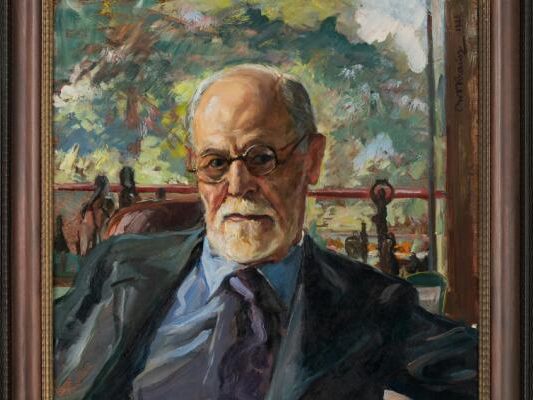 Porträt Sigmund Freud von Wilhelm Victor Krausz