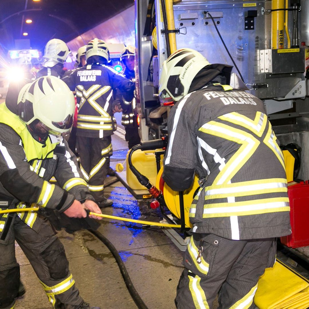 Schwerer Verkehrsunfall im Dalaaser Tunnel.