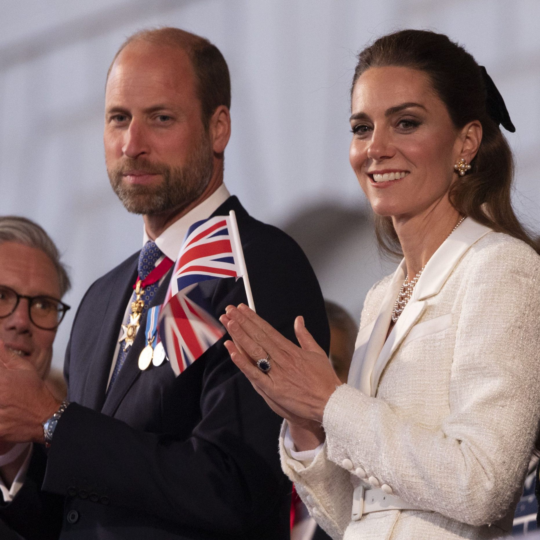 Prinz William und Prinzessin Kate beim Abschlusskonzert zum 80. Jahrestag des VE Day am 8. Mai 2025.