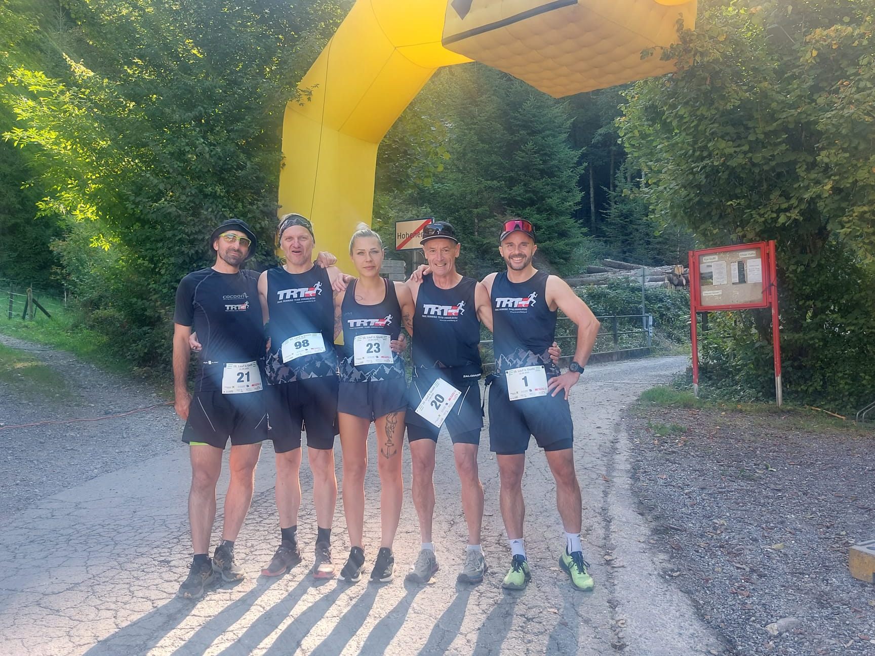 Das TRT Vorarlberg Team beim Gsohllauf Das TRT Vorarlberg Team beim Gsohllauf