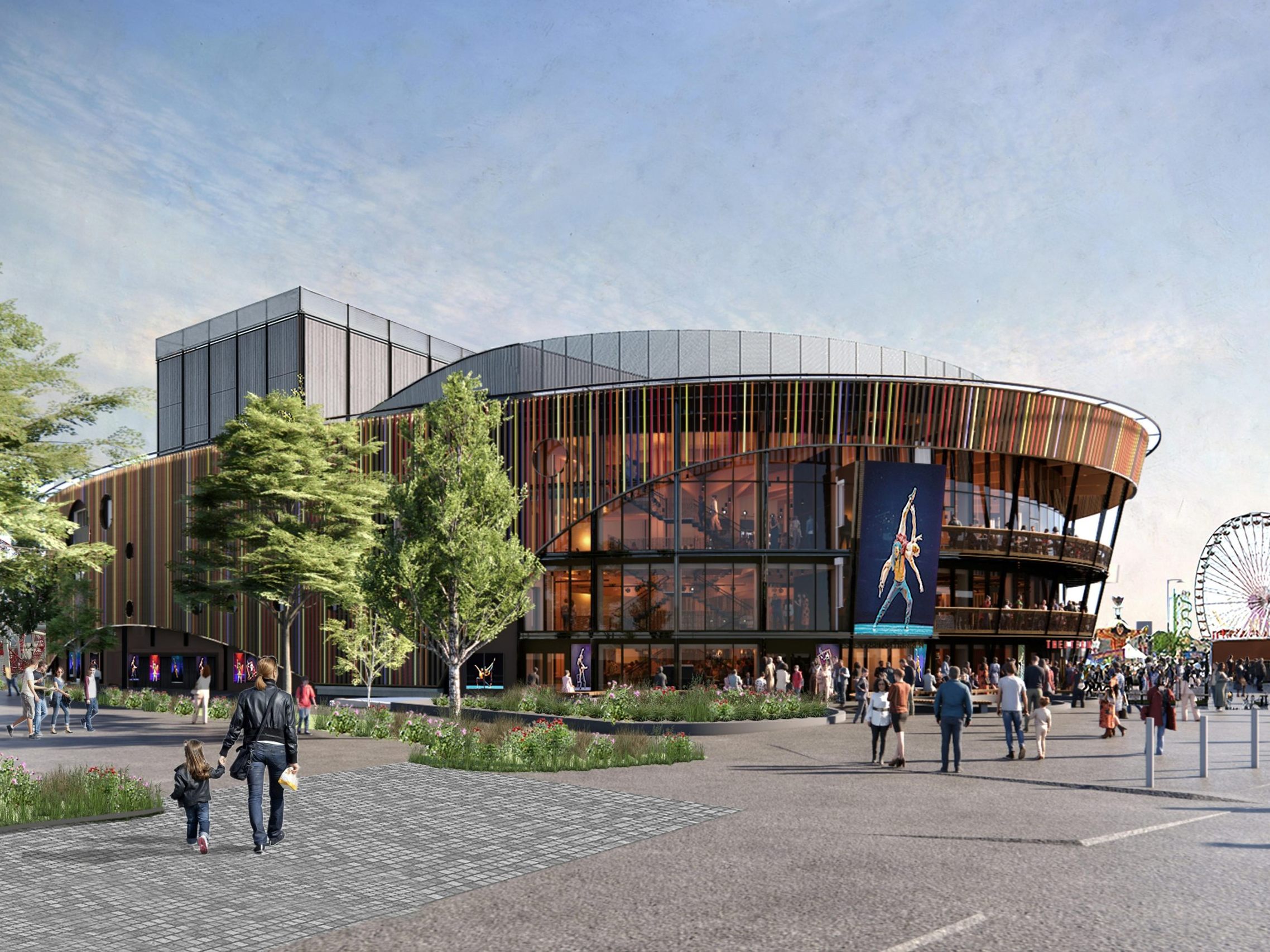 Wiens neuer Musicalpalast wird 2027 eröffnet. Wiens neuer Musicalpalast wird 2027 eröffnet.