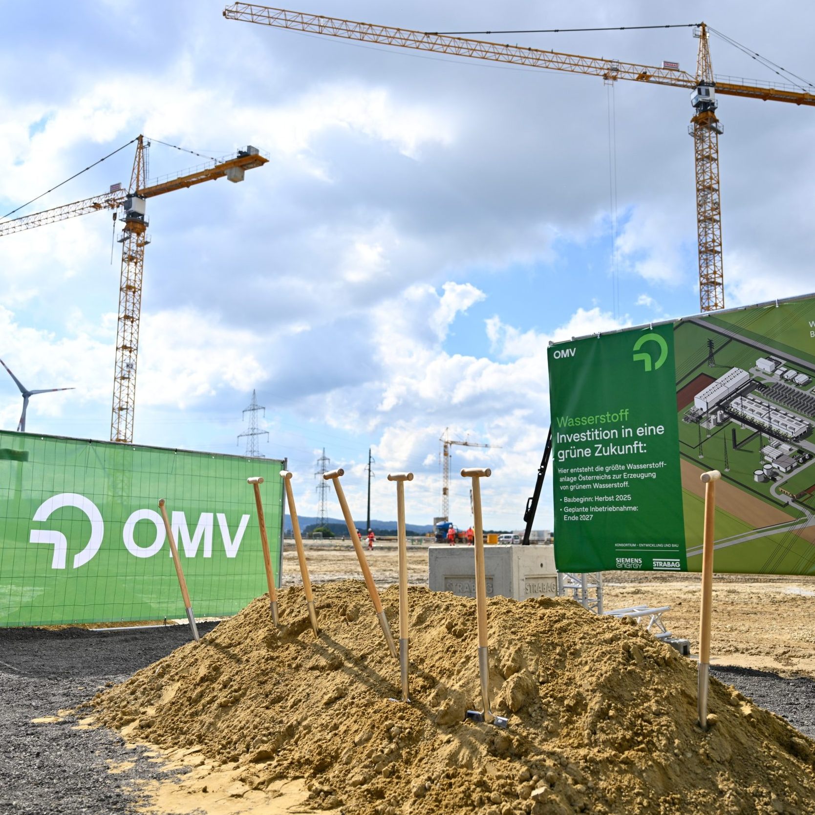 Die OMV baut eine der größten Elektrolyseanlagen Europas für grünen Wasserstoff.