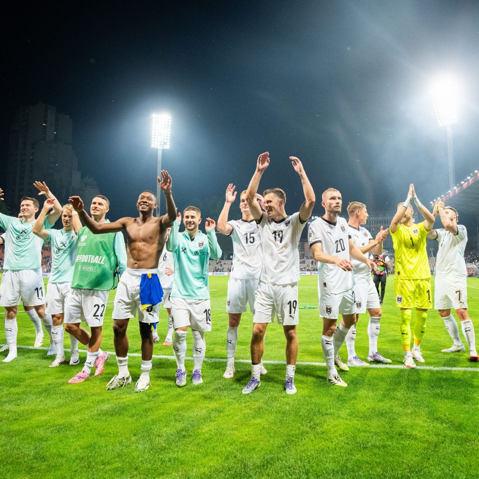 Österreich nimmt drei Punkte aus Bosnien mit.