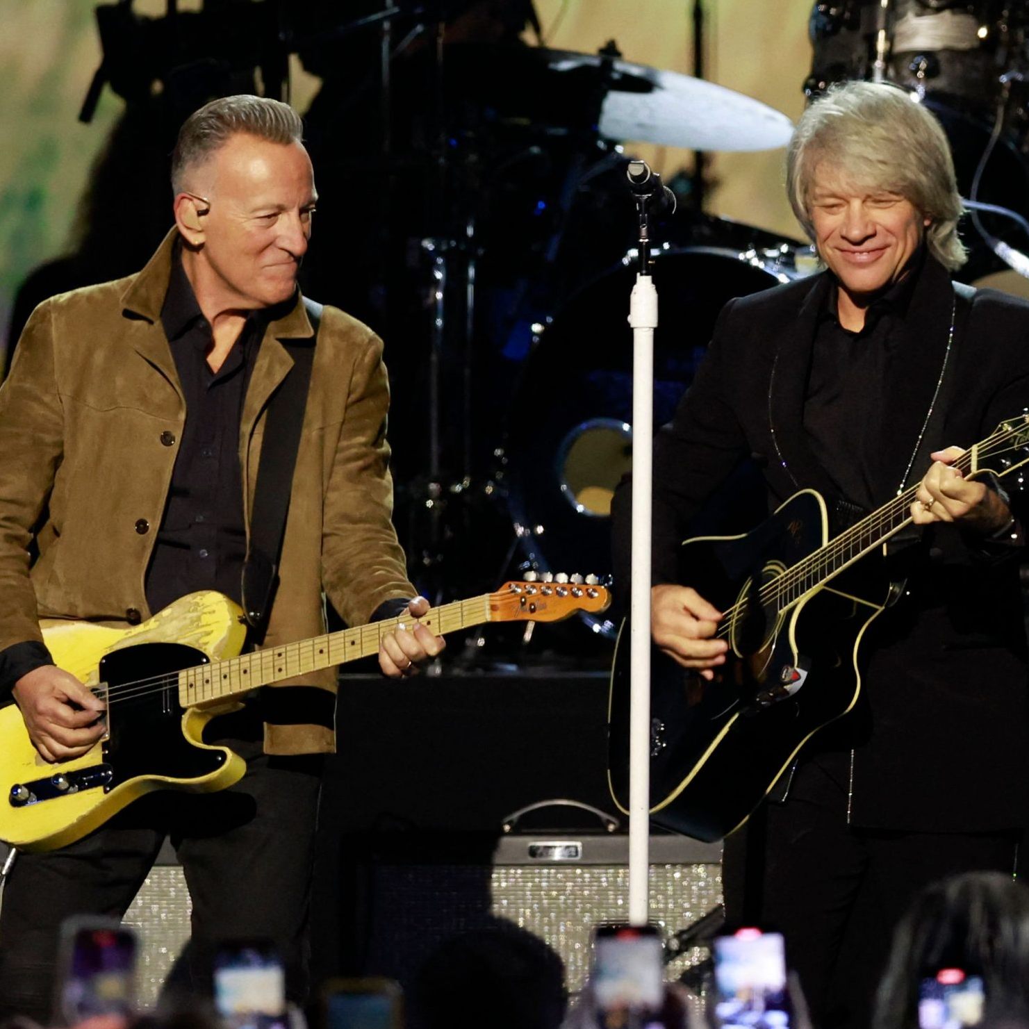 Bruce Springsteen und Jon Bon Jovi.