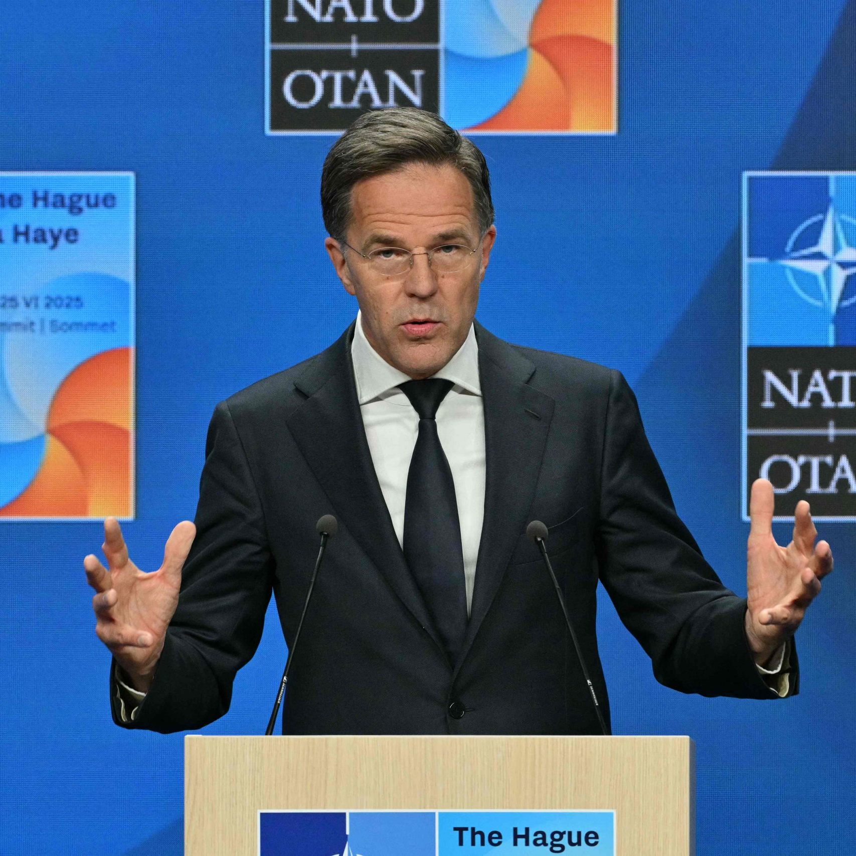 Mark Rutte der NATO-Chef will nach der Luftraumverletzung durch Russland über weitere Schritte informieren.