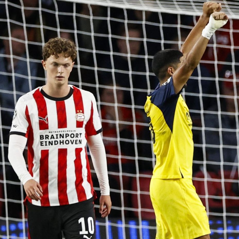 Bislang kam Paul Wanner bei PSV nur zu drei Kurzeinsätzen, hier bei der 1:3-Niederlage im ersten Champions League-Spiel gegen Union Saint-Gilloise.