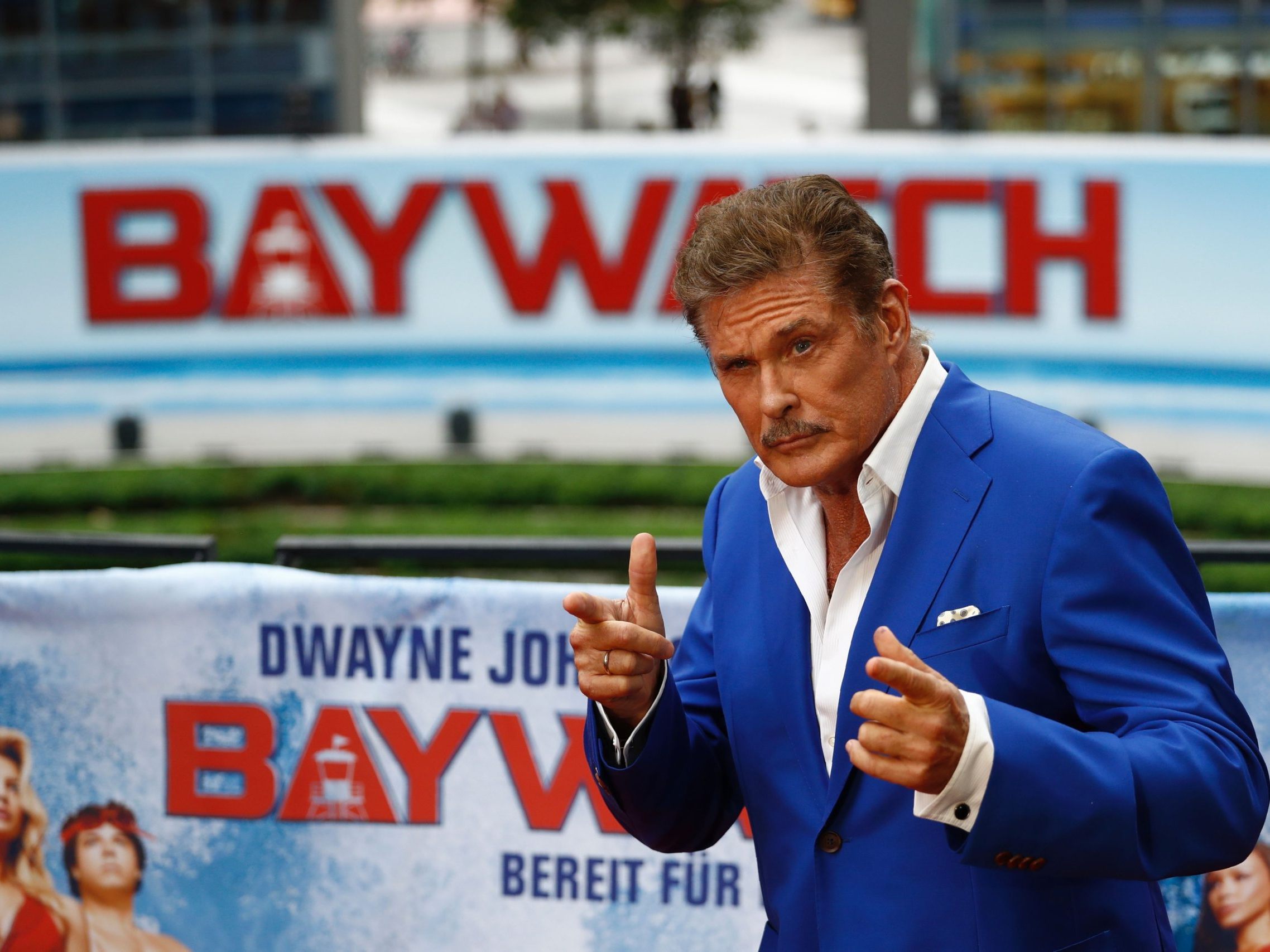 David Hasselhoff bei der Premiere des Baywatch-Films 2017.