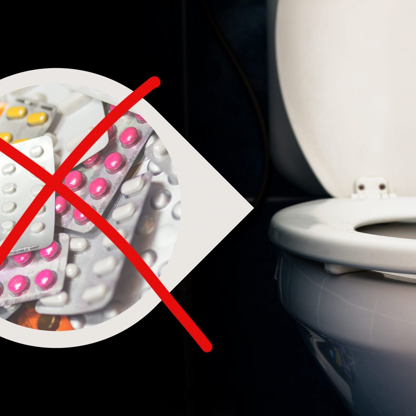 Medikamente nicht im WC entsorgen