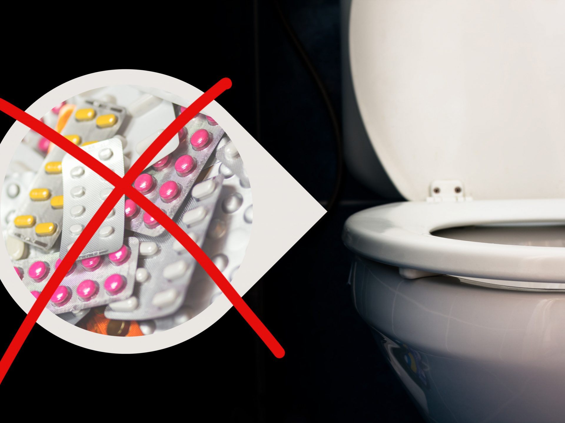 Medikamente nicht im WC entsorgen