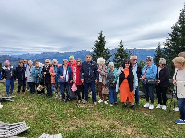 PVÖ Hohenems genießt Panoramablick auf der Niedere
