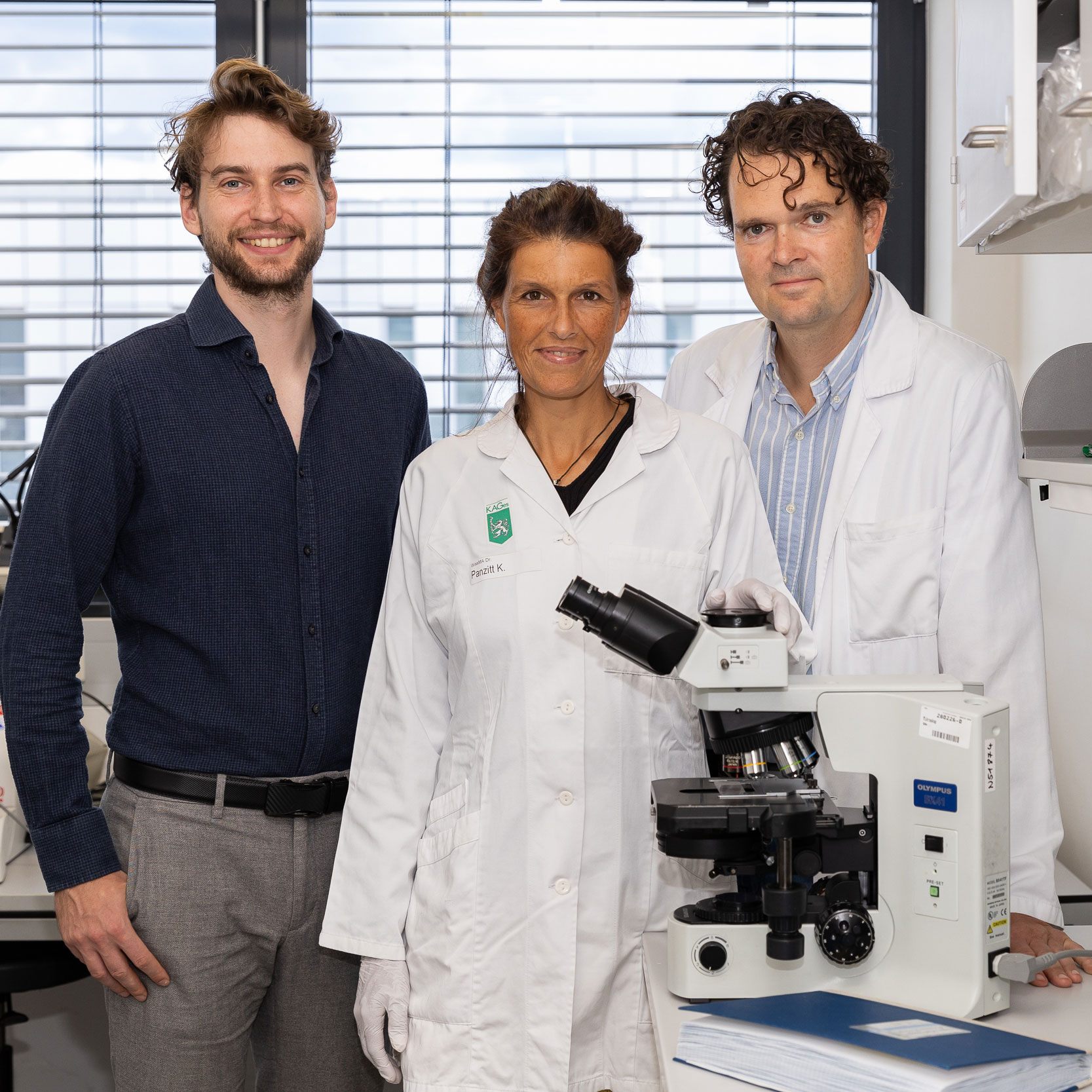 . V.l.n.r.: Emilian Jungwirth, Katrin Panzitt, Martin Wagner