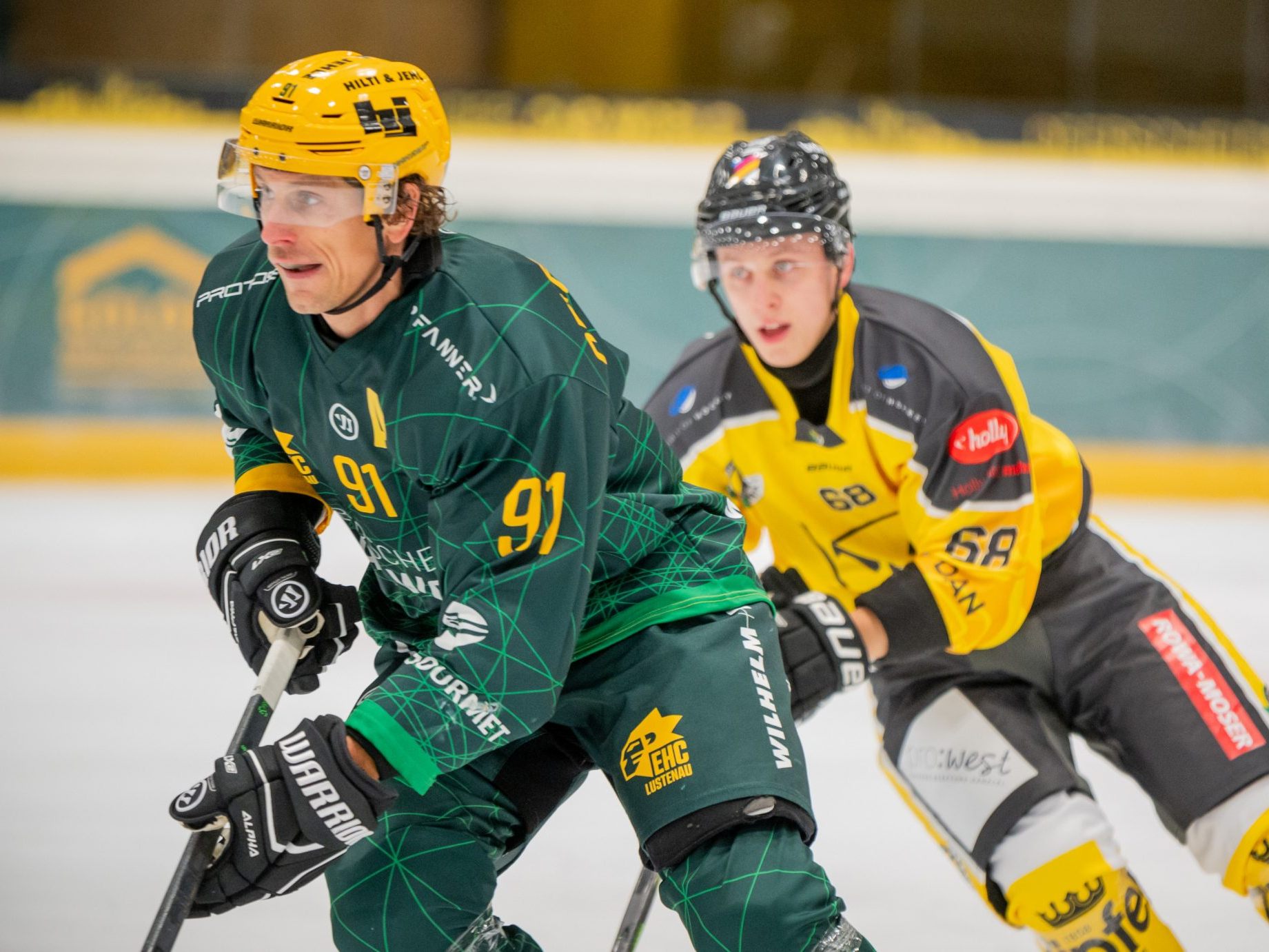 Martin Grabher-Meier erzielte zwei Treffer für den EHC Lustenau Martin Grabher-Meier erzielte zwei Treffer für den EHC Lustenau