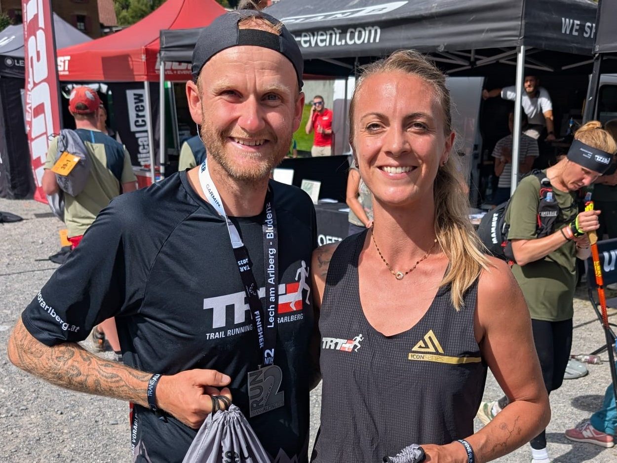 René Stocker und Sandra Stroppa beim Run2