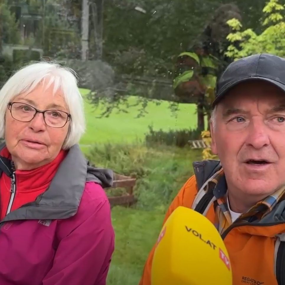 Urlauber-Ehepaar im Interview über den Großbrand.