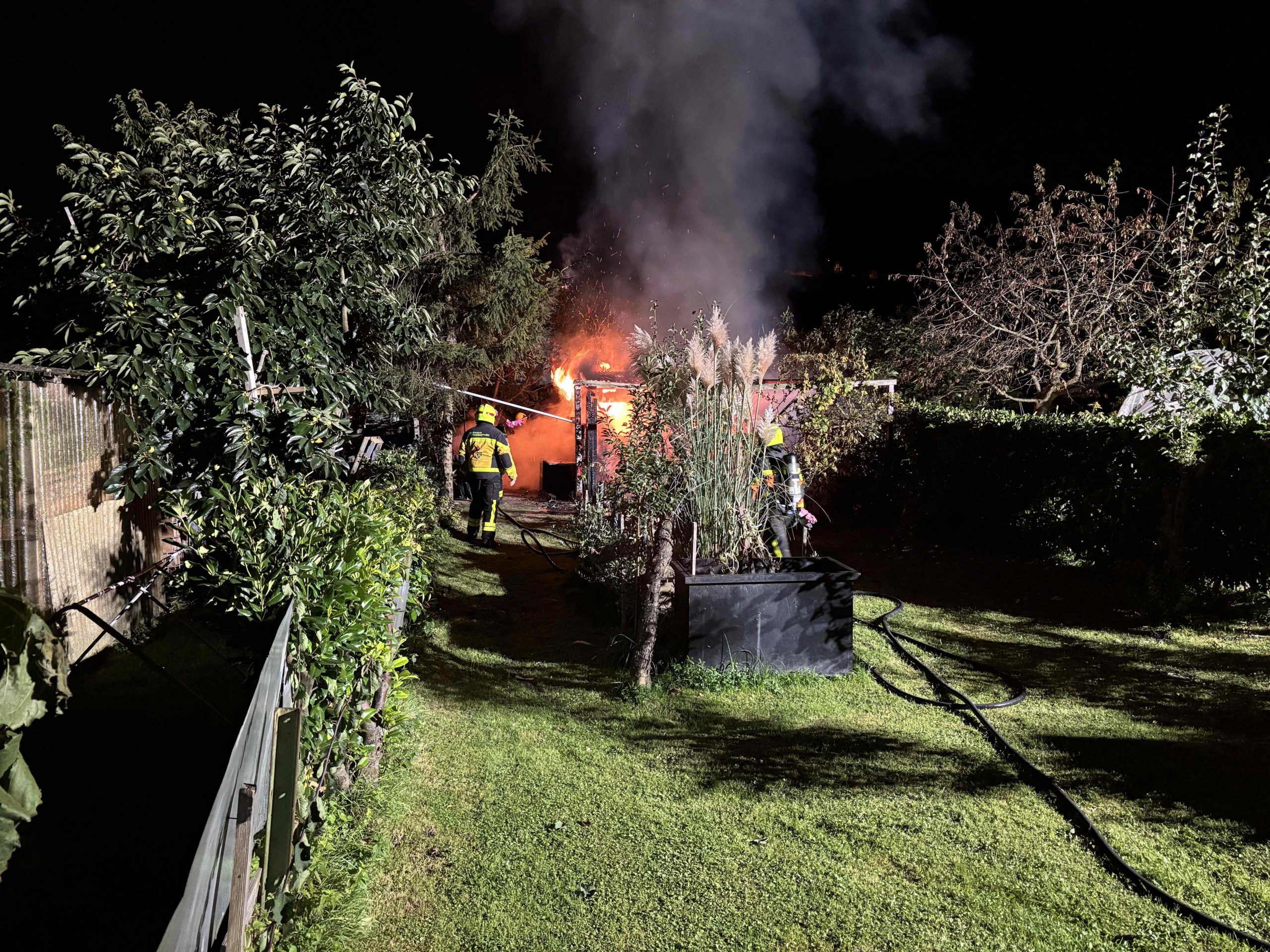 Das Feuer war auch in Vorarlberg sichtbar. Das Feuer war auch in Vorarlberg sichtbar.