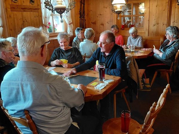 PVÖ-Jassen am Berg im Montafon