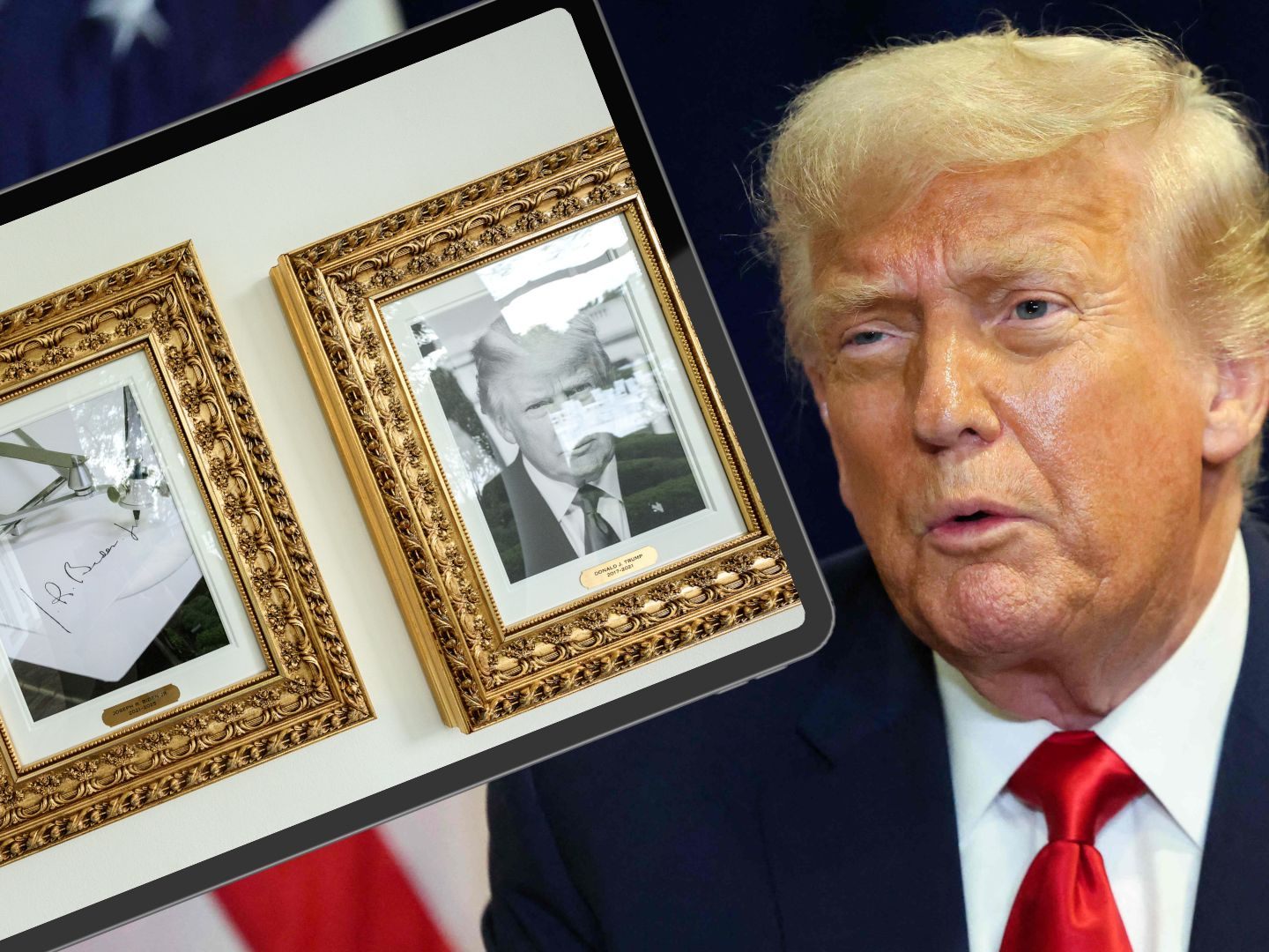 Die BIlder in der US-Präsidenten-Galerie im Weißen Haus hat ein "Update" bekommen.
