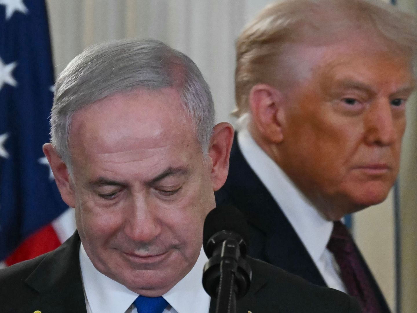 Trump hat sich in Washington mit Netanyahu getroffen.