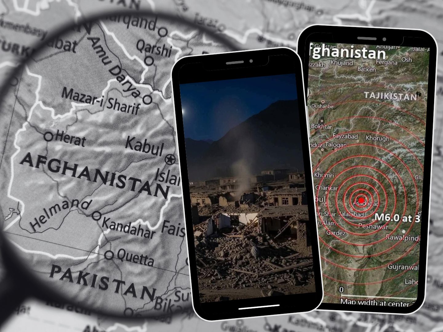 Ein Erdbeben der Stärke 6,0 hat Ostafghanistan erschüttert. Ein Erdbeben der Stärke 6,0 hat Ostafghanistan erschüttert.