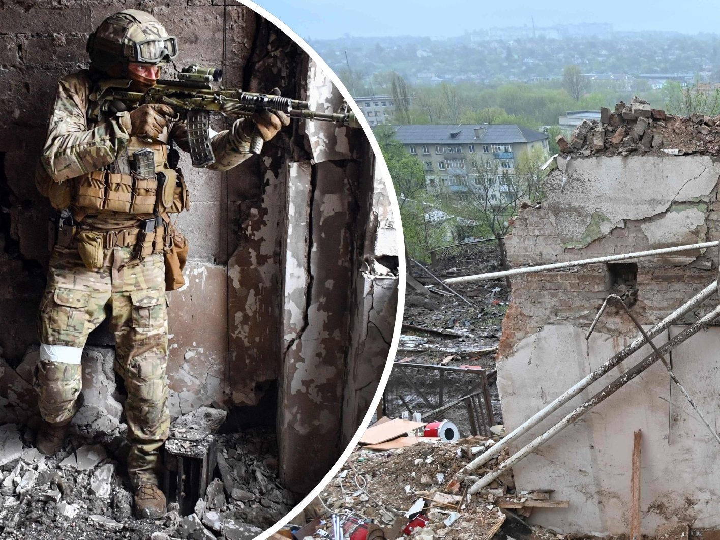 Kupjansk (r:) ist seit Beginn des russischen Angriffskrieges gegen die Ukraine heftig umkämpft.