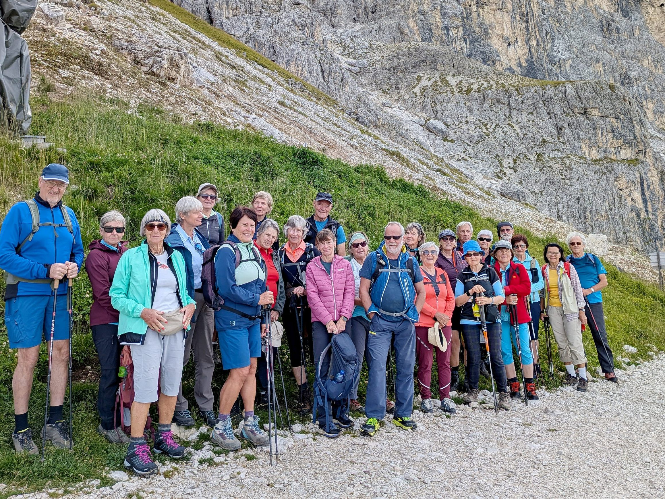Eine wunderbare Wanderwoche erlebten unsere Wanderfreunde im Rosengarten-Latemar im Südtirol
