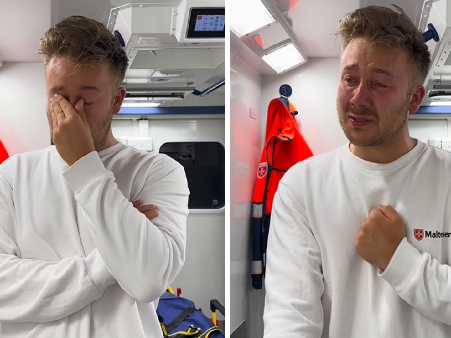 Dieses Video geht viral: Ein Sanitäter berichtet von seinem Einsatz, bei dem er ein Baby reanimieren musste.