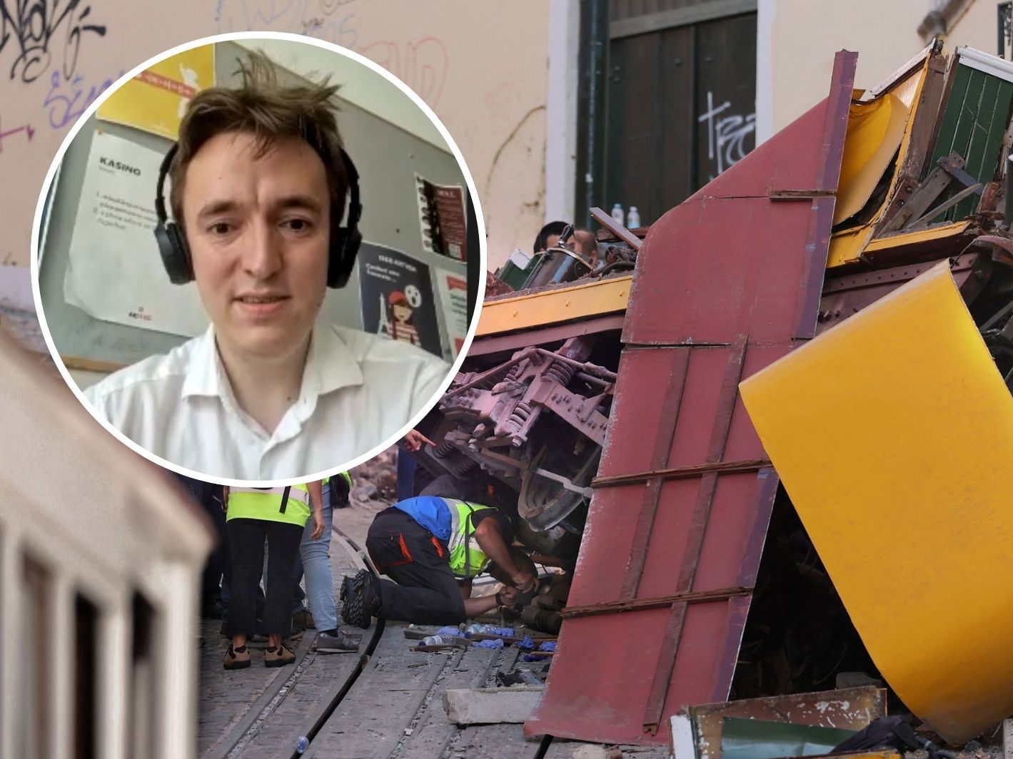 Dave Kock berichtet aus Lissabon - einen Tag nach dem verheerenden Standseilbahn-Unglück. Dave Kock berichtet aus Lissabon - einen Tag nach dem verheerenden Standseilbahn-Unglück.