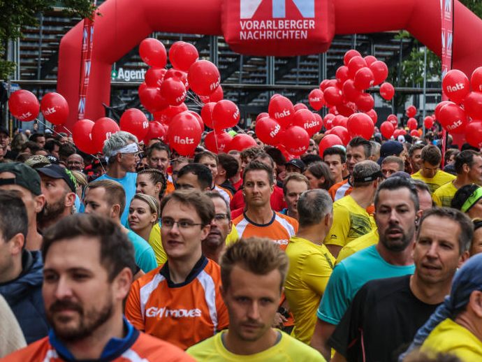 Neuer Teilnehmerrekord im Business Run am Bodensee. Neuer Teilnehmerrekord im Business Run am Bodensee.