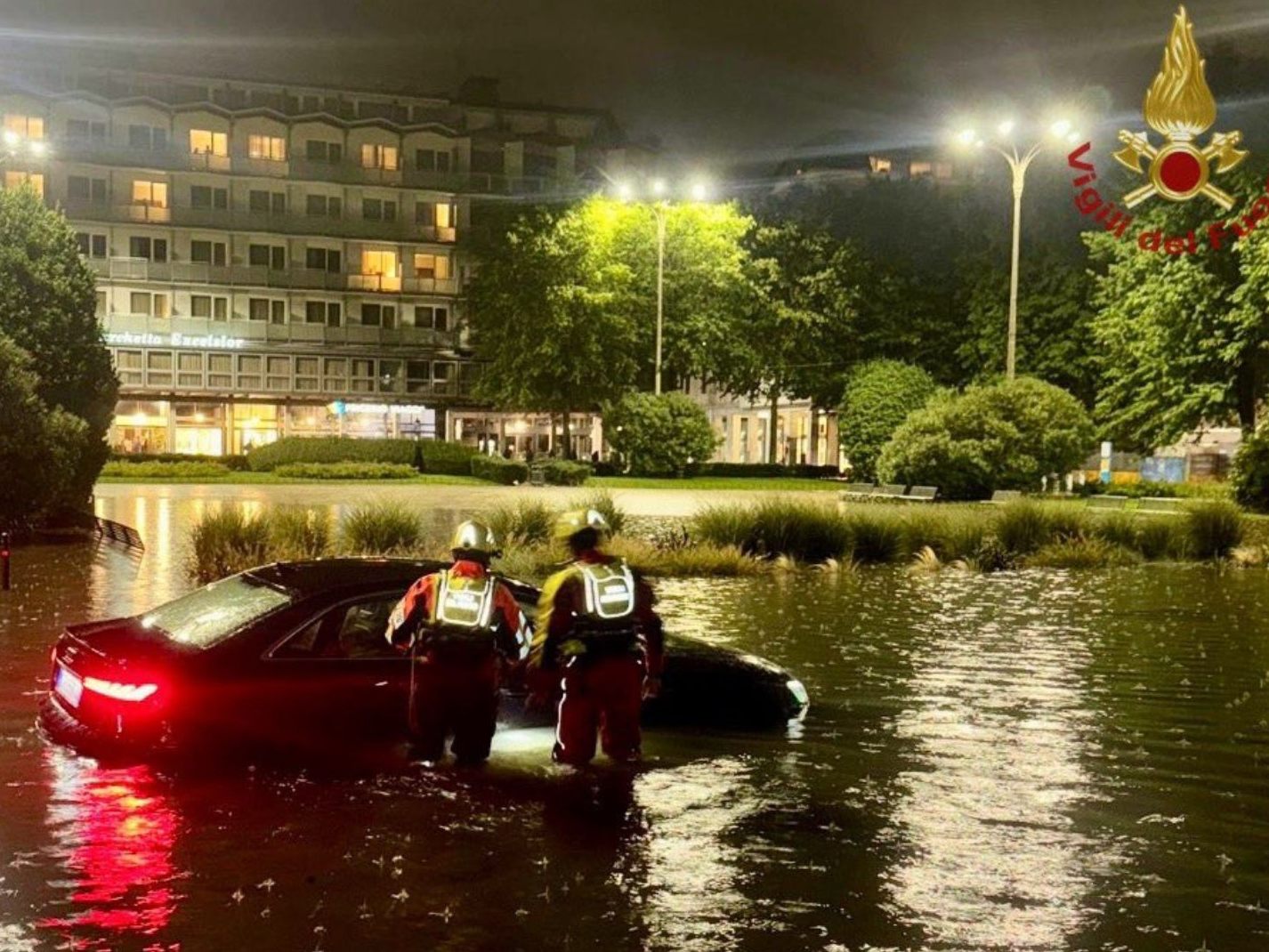 Die Schlechtwetterfront sorgt auch in Süditalien für Schäden.