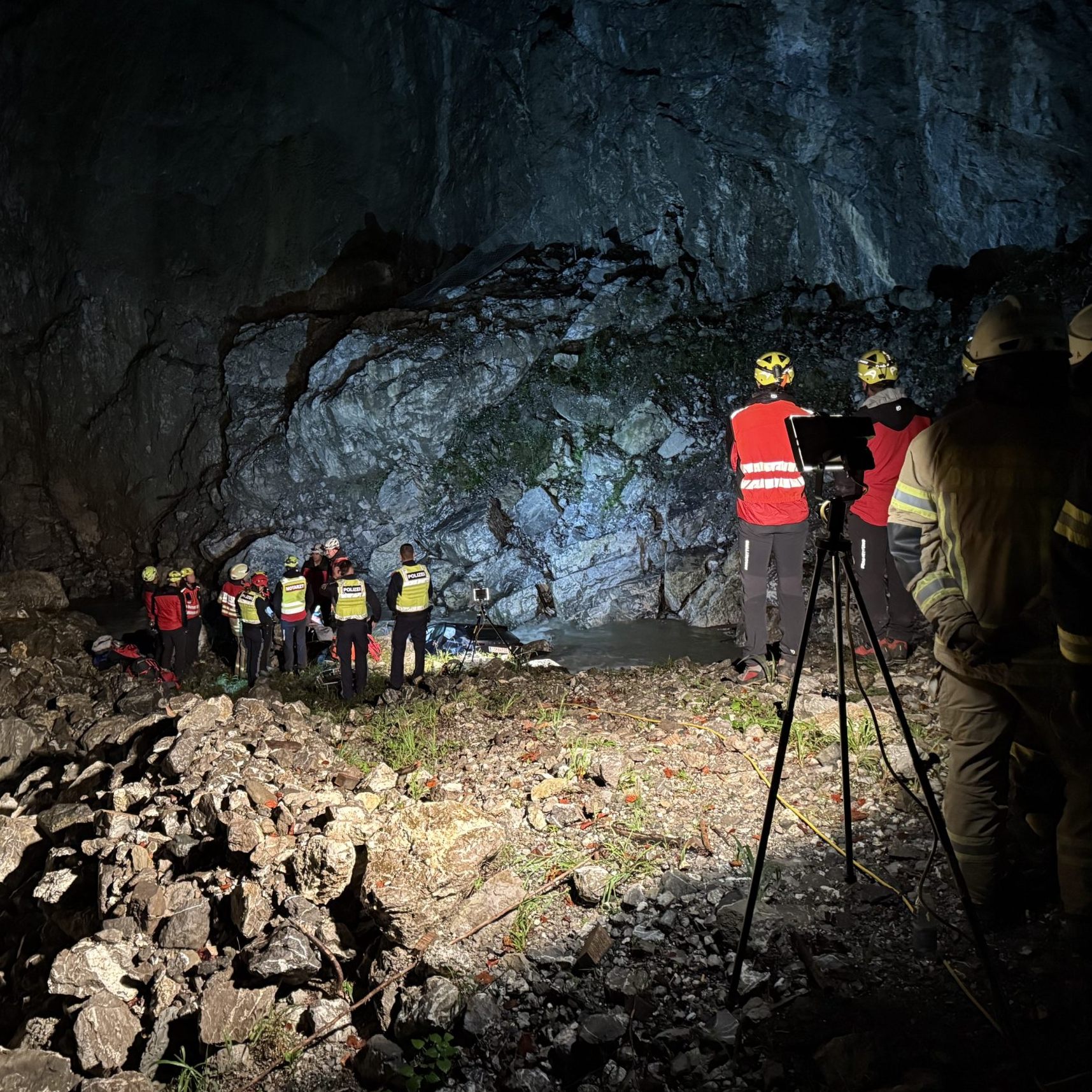 Einsatz in der Rappenlochschlucht