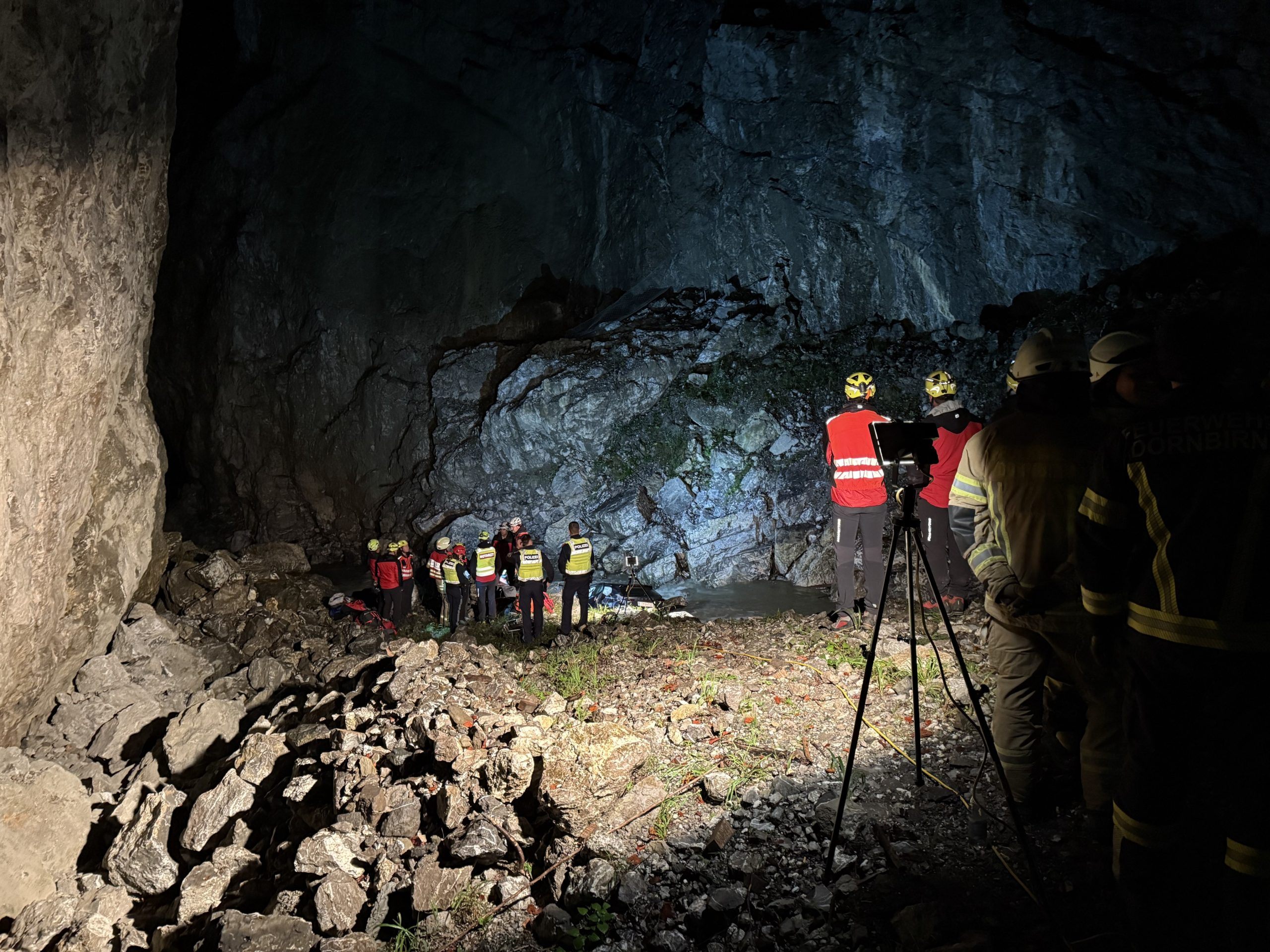Einsatz in der Rappenlochschlucht