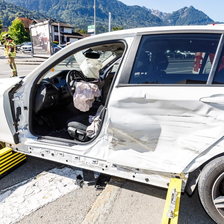 Unfall in Nenzing am Samstag.